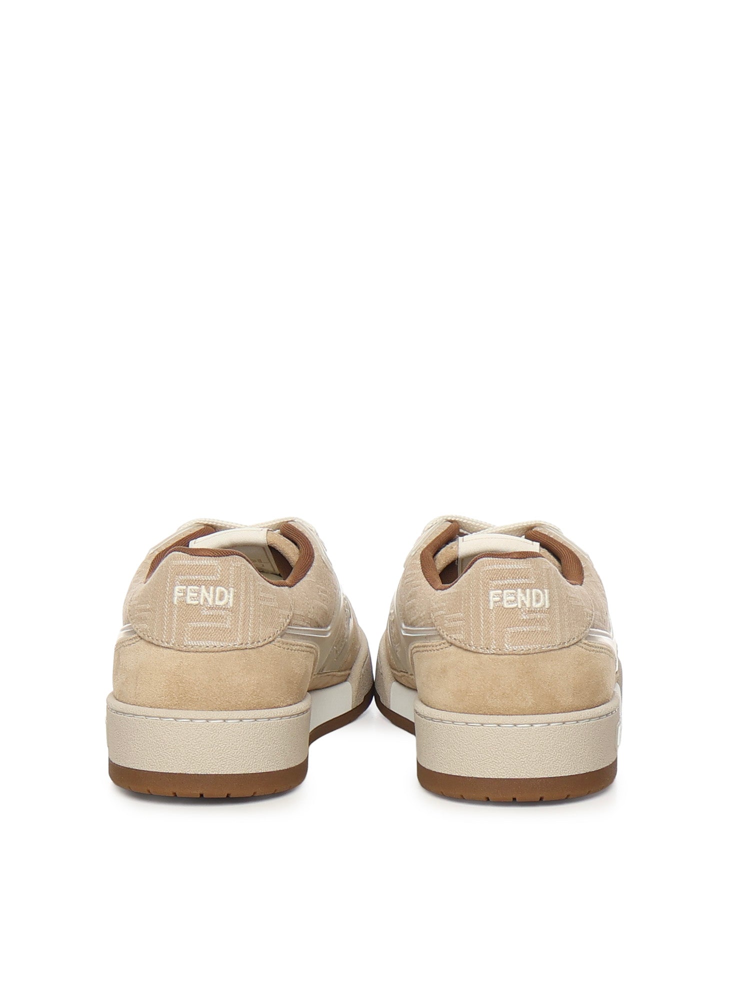 Fendi Sneakers Beige Calfskin