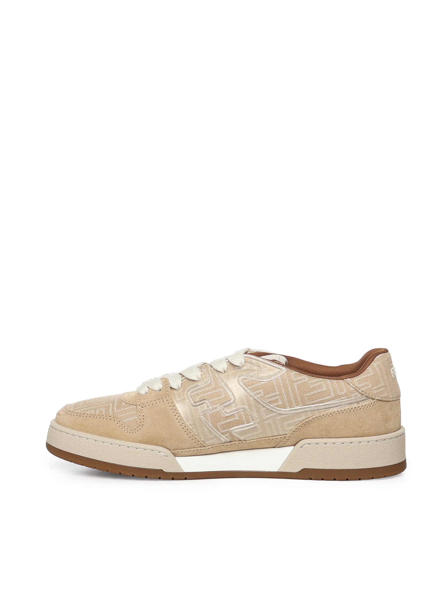Fendi Sneakers Beige Calfskin