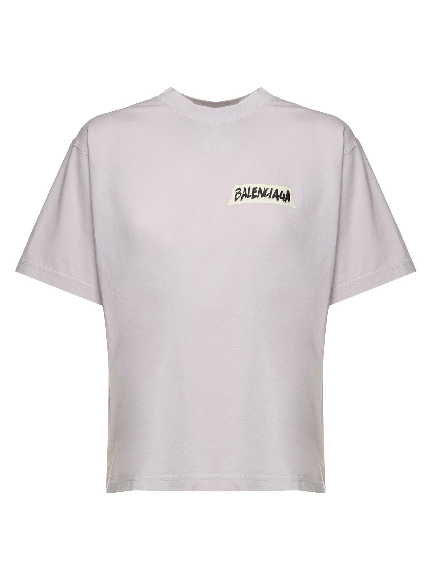 Balenciaga T-shirts and Polos Dirty White Cotton