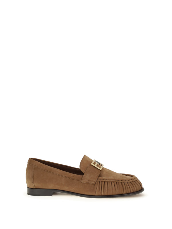 Suede Loafers Brown Upper: Lambskin