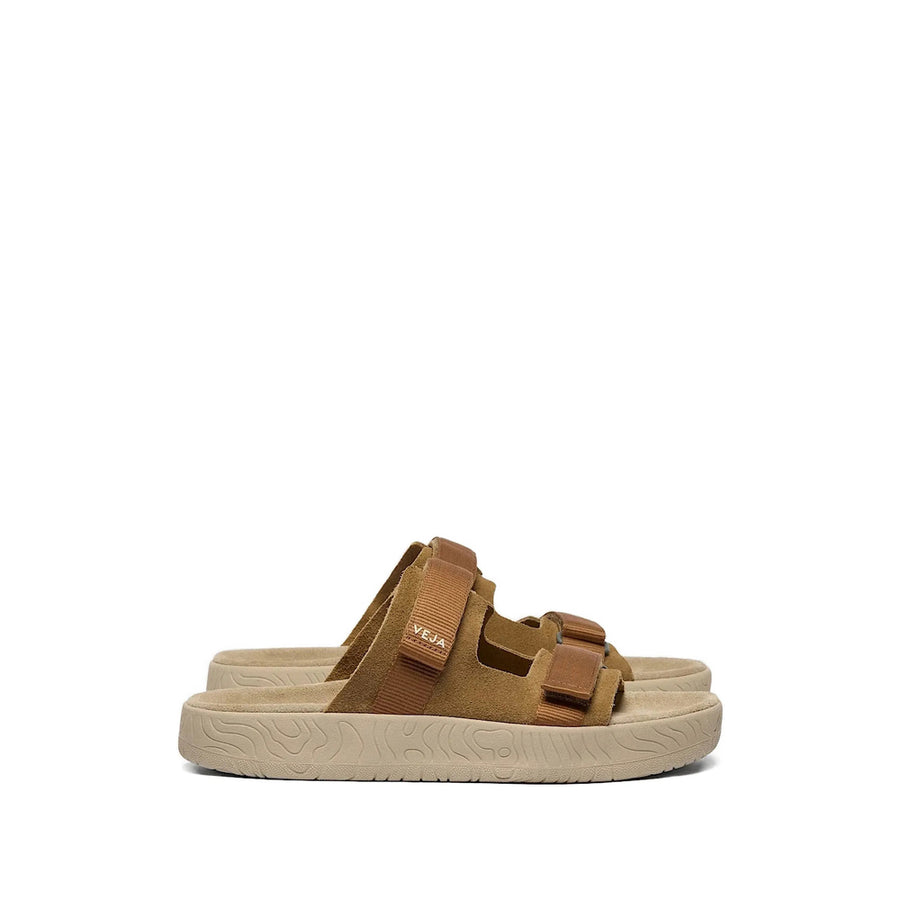 Sandals Calf Suede Brown