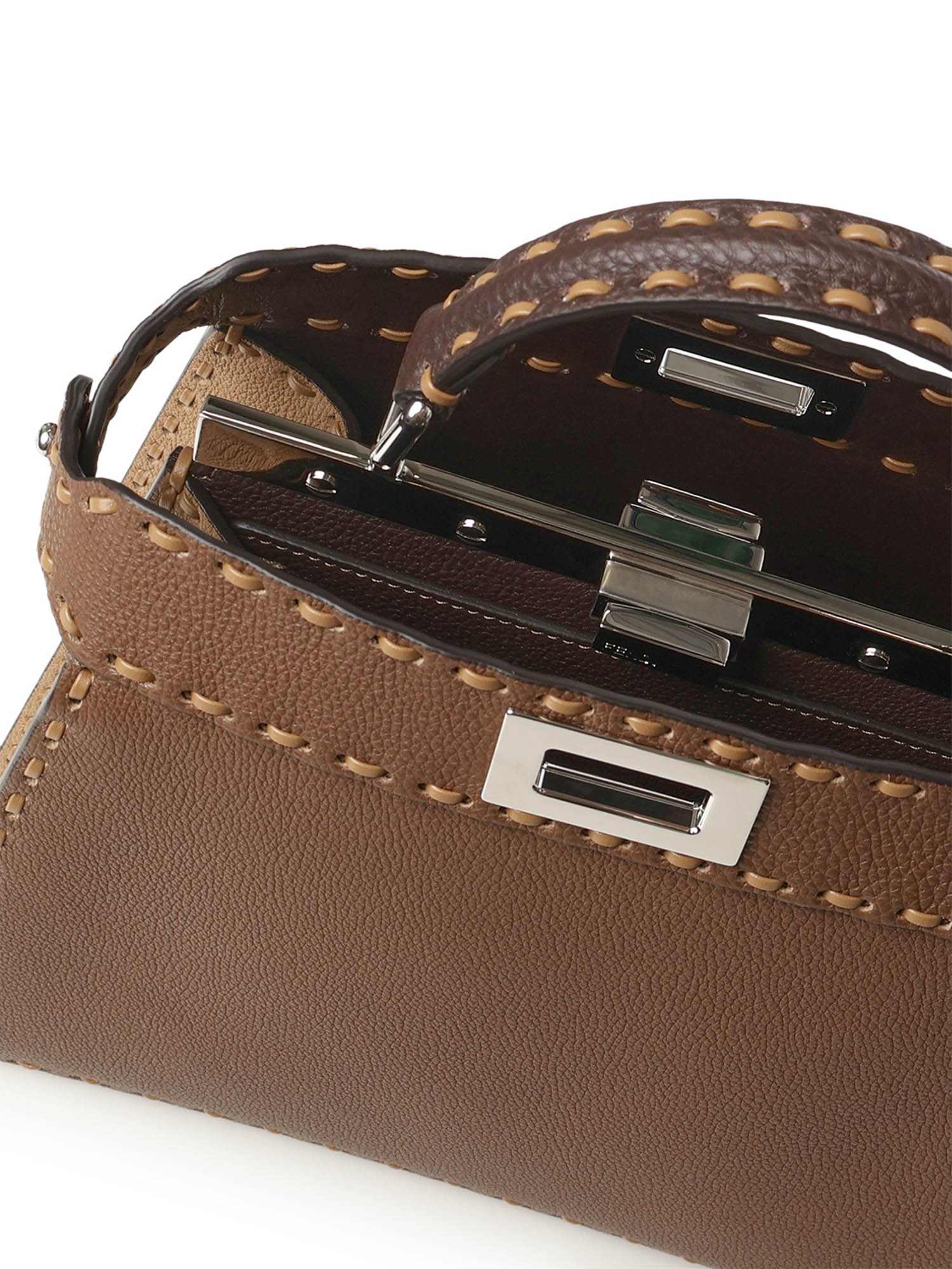 Fendi Bags Brown Calfskin