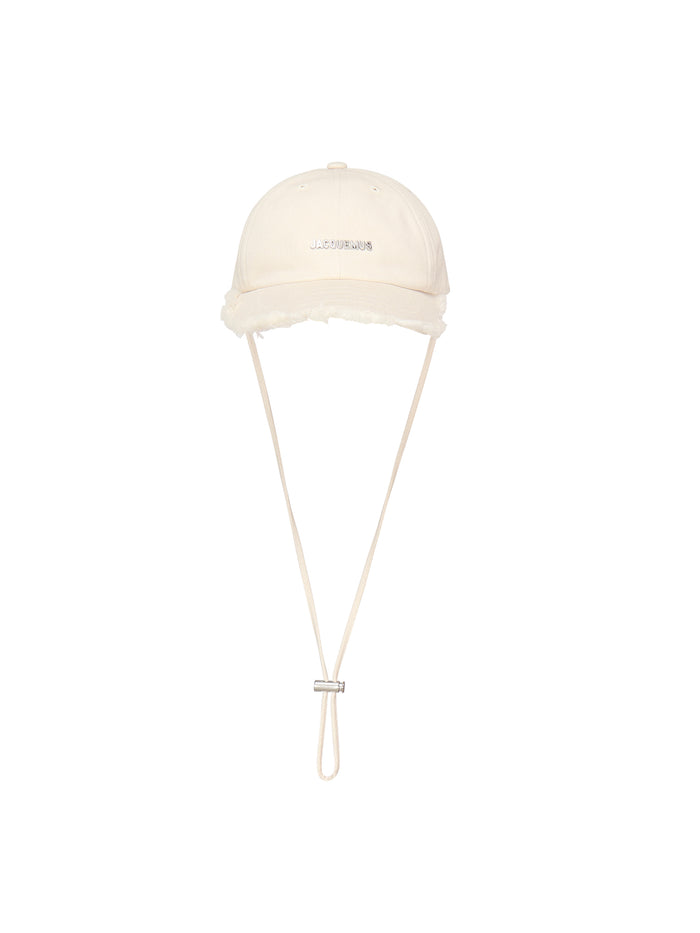 JACQUEMUS Hats Off-white Cotton