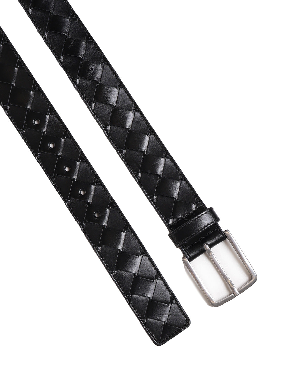 Bottega Veneta Belts Black Calfskin