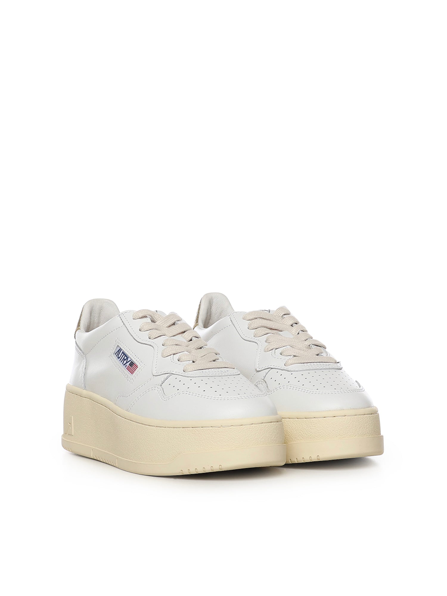 Autry Sneakers White/platinum Cowskin
