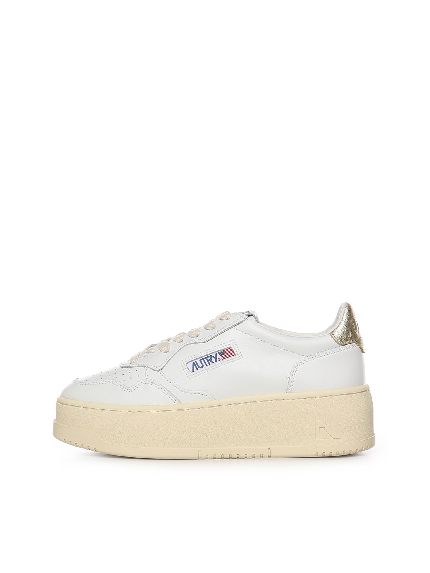 Autry Sneakers White/platinum Cowskin