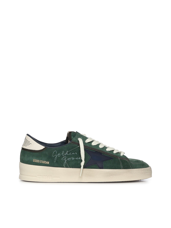 Golden Goose Sneakers Green/blue/white Cowskin