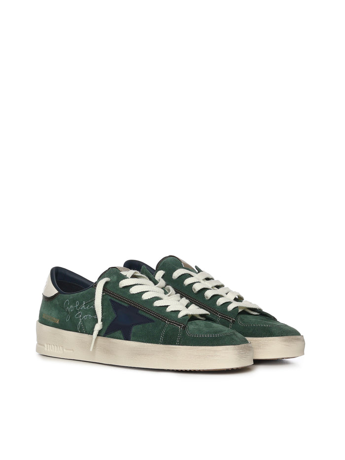 Golden Goose Sneakers Green/blue/white Cowskin