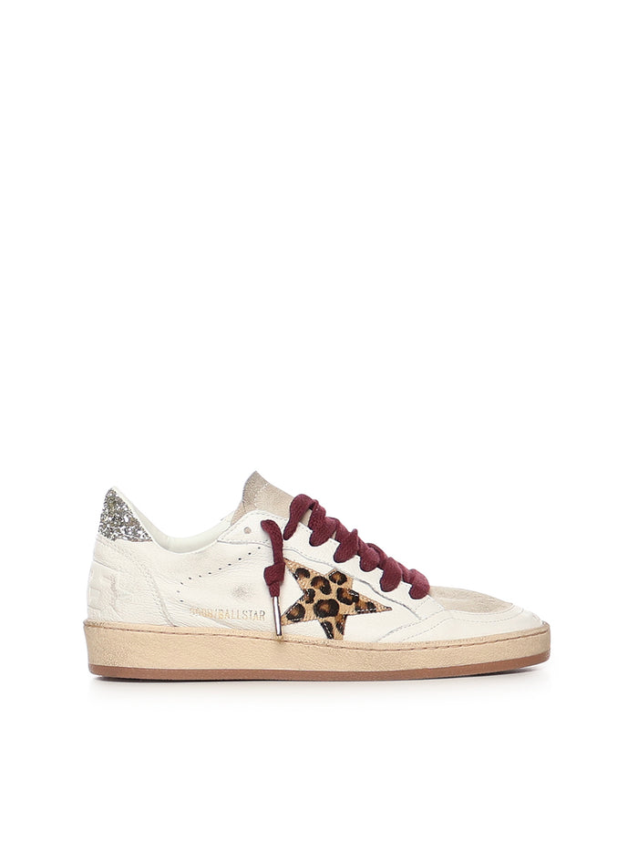 Golden Goose Sneakers White Grey Horsy Platinum Cowskin