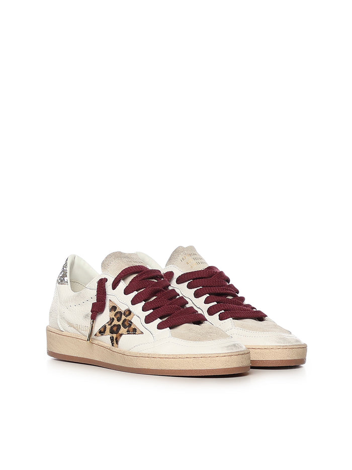 Golden Goose Sneakers White Grey Horsy Platinum Cowskin