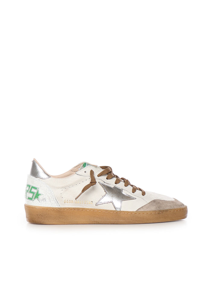 Golden Goose Sneakers White/beige/silver Goatskin