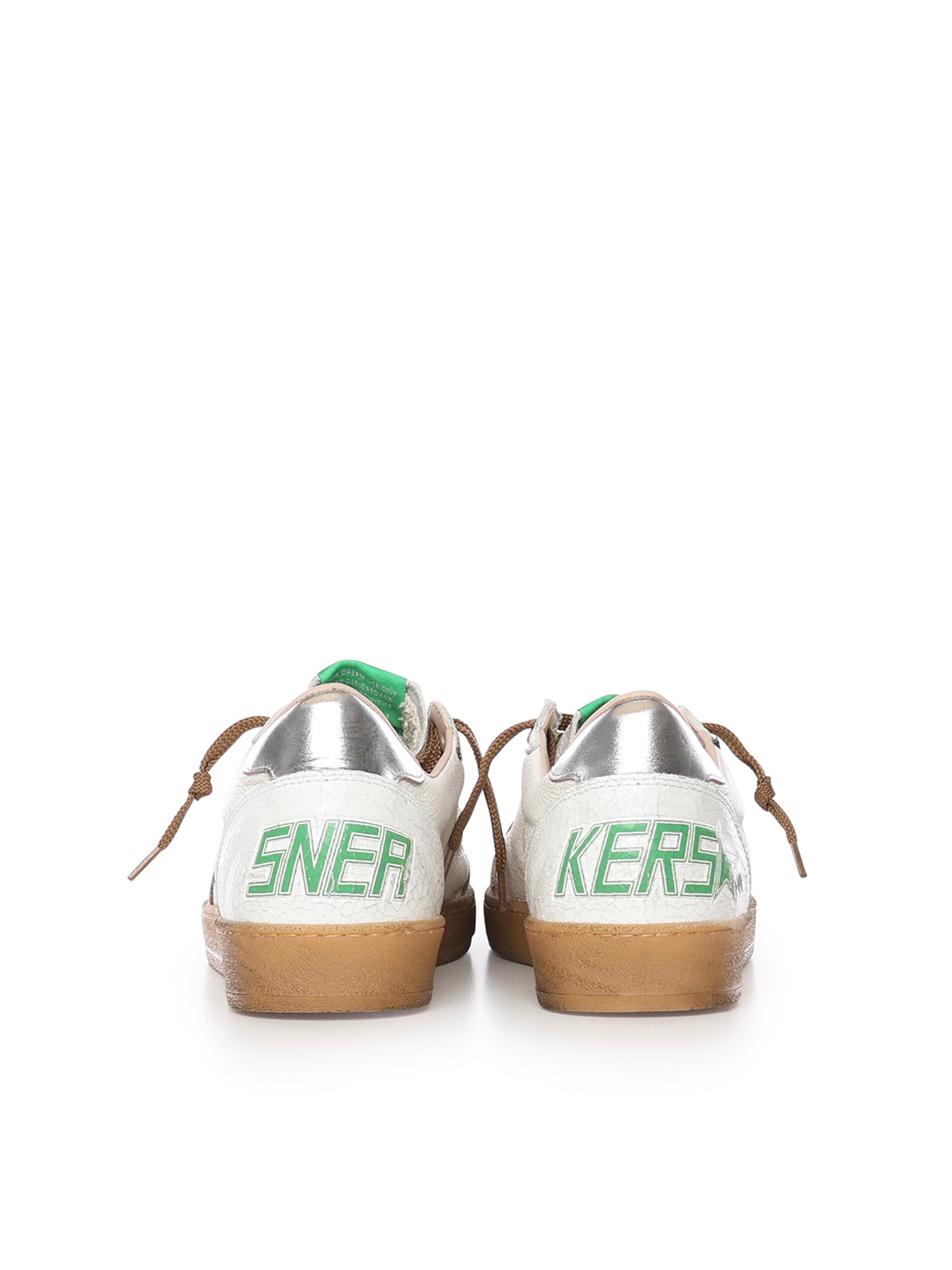 Golden Goose Sneakers White/beige/silver Goatskin