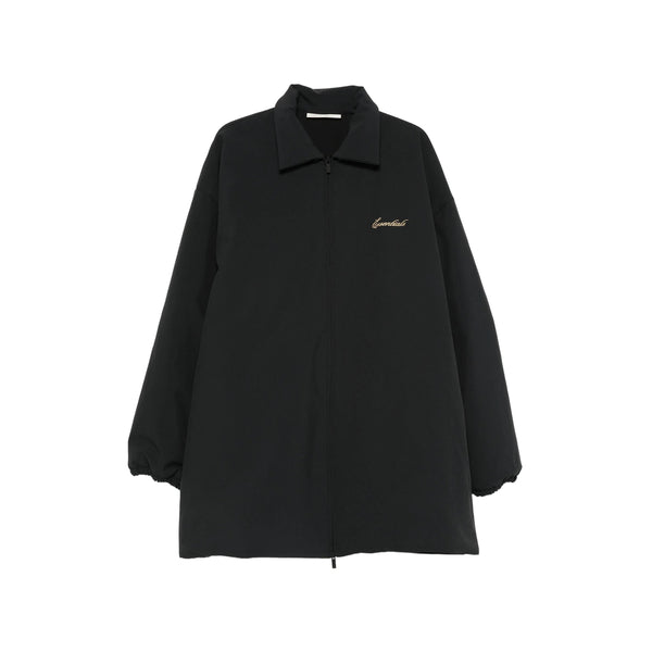 Single-Breasted Coat Black Outer: Nylon Single Breasted