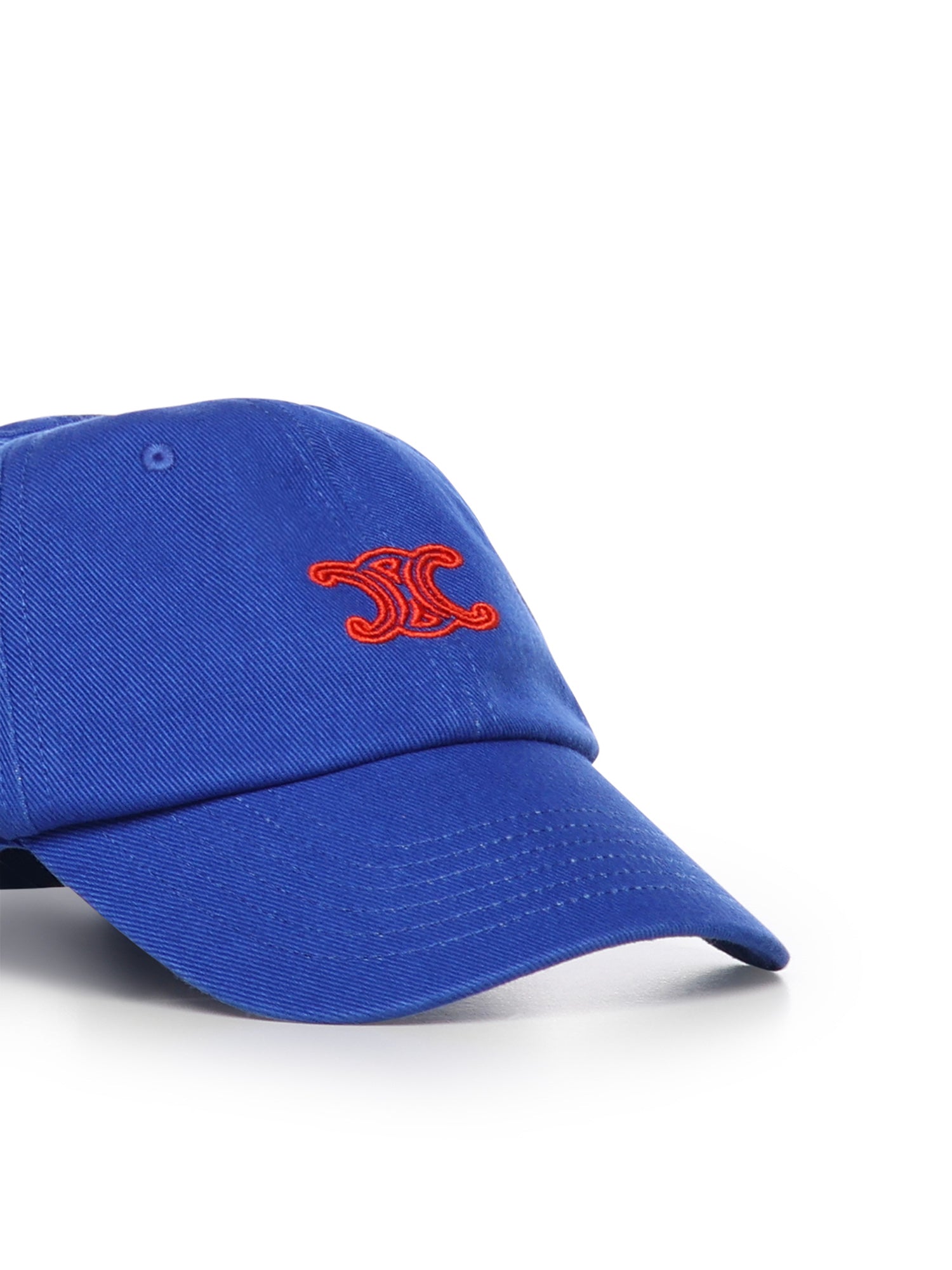 Céline Hats Blue / Red Cotton