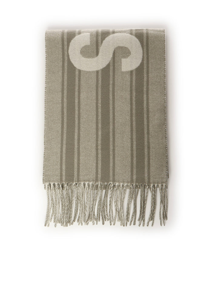 Jacquemus Scarfs Jacquard Business Logo St Wool
