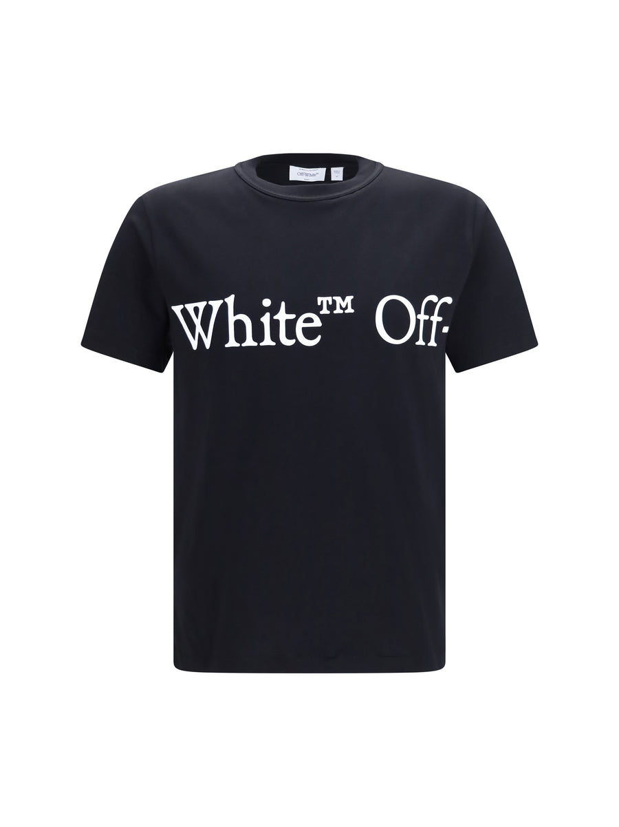 Off-White 100% COTTON t-shirt in black