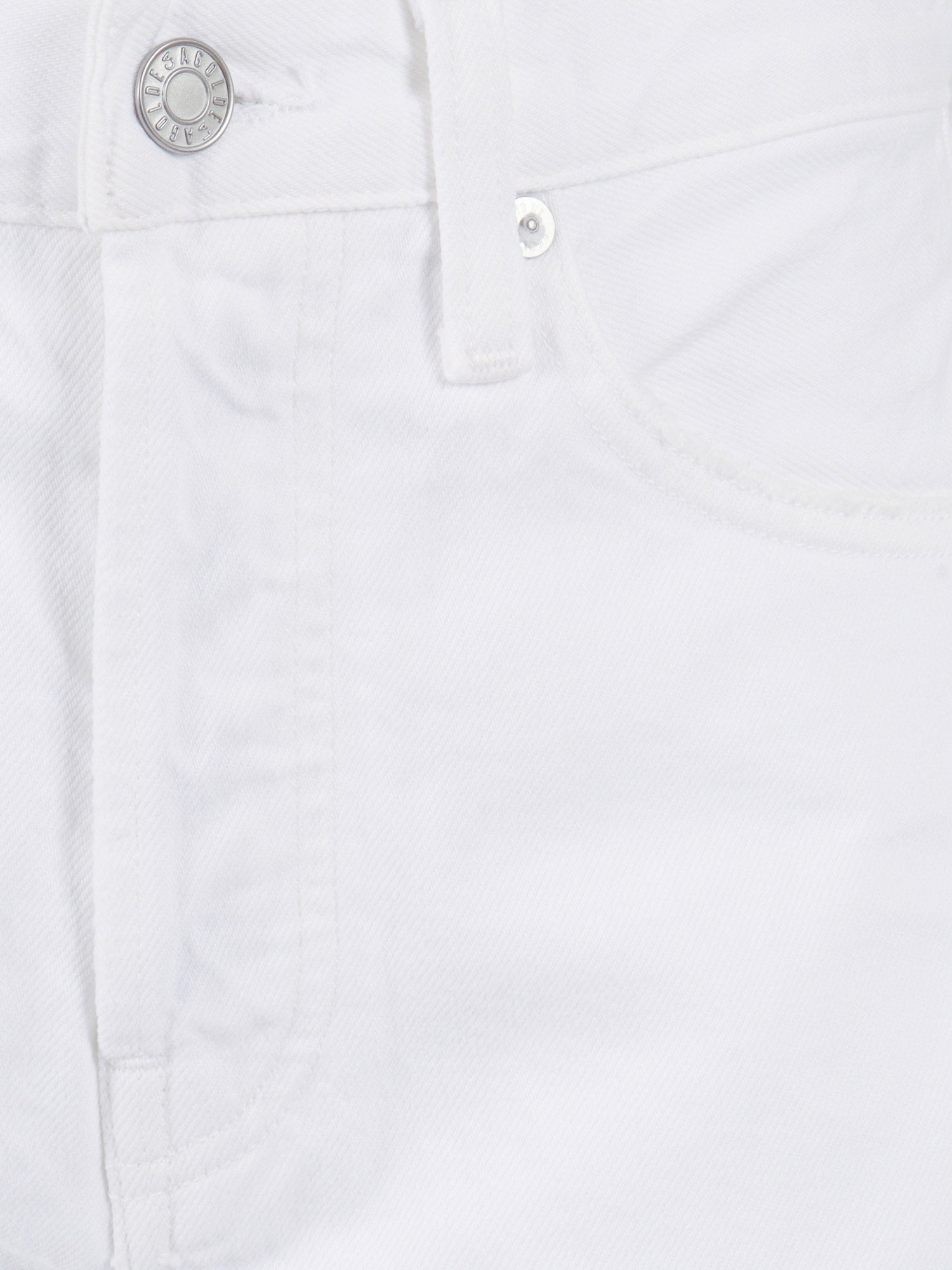 PARKER LONG SHORT White Regenerative Cotton Bermuda