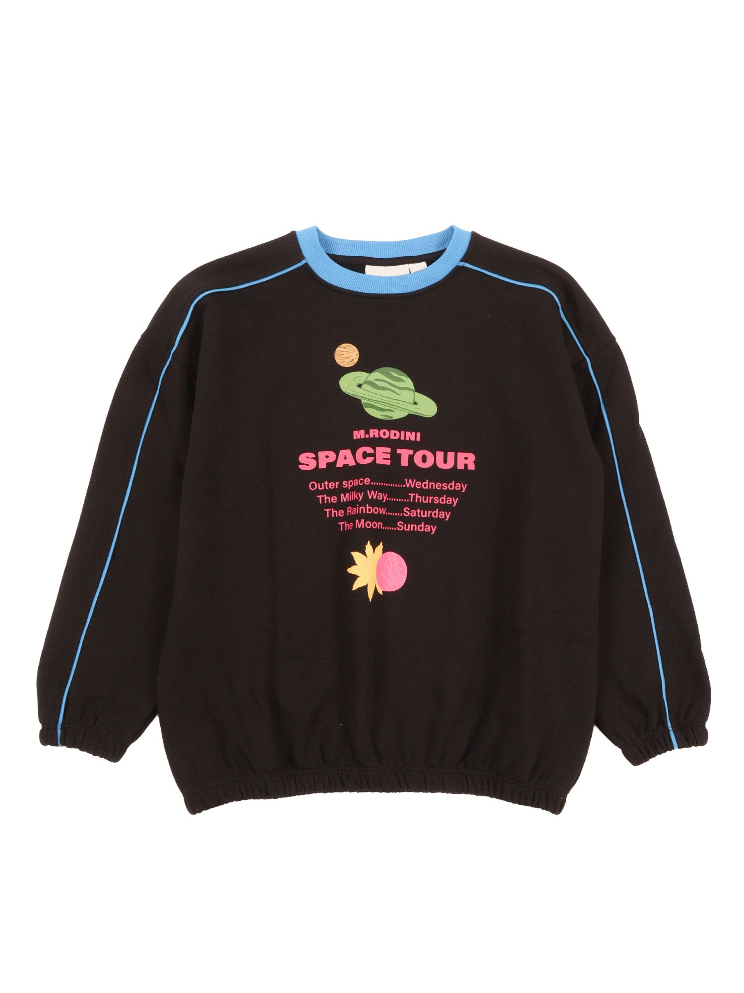 Space tour sp sweatshirt Black Organic Cotton