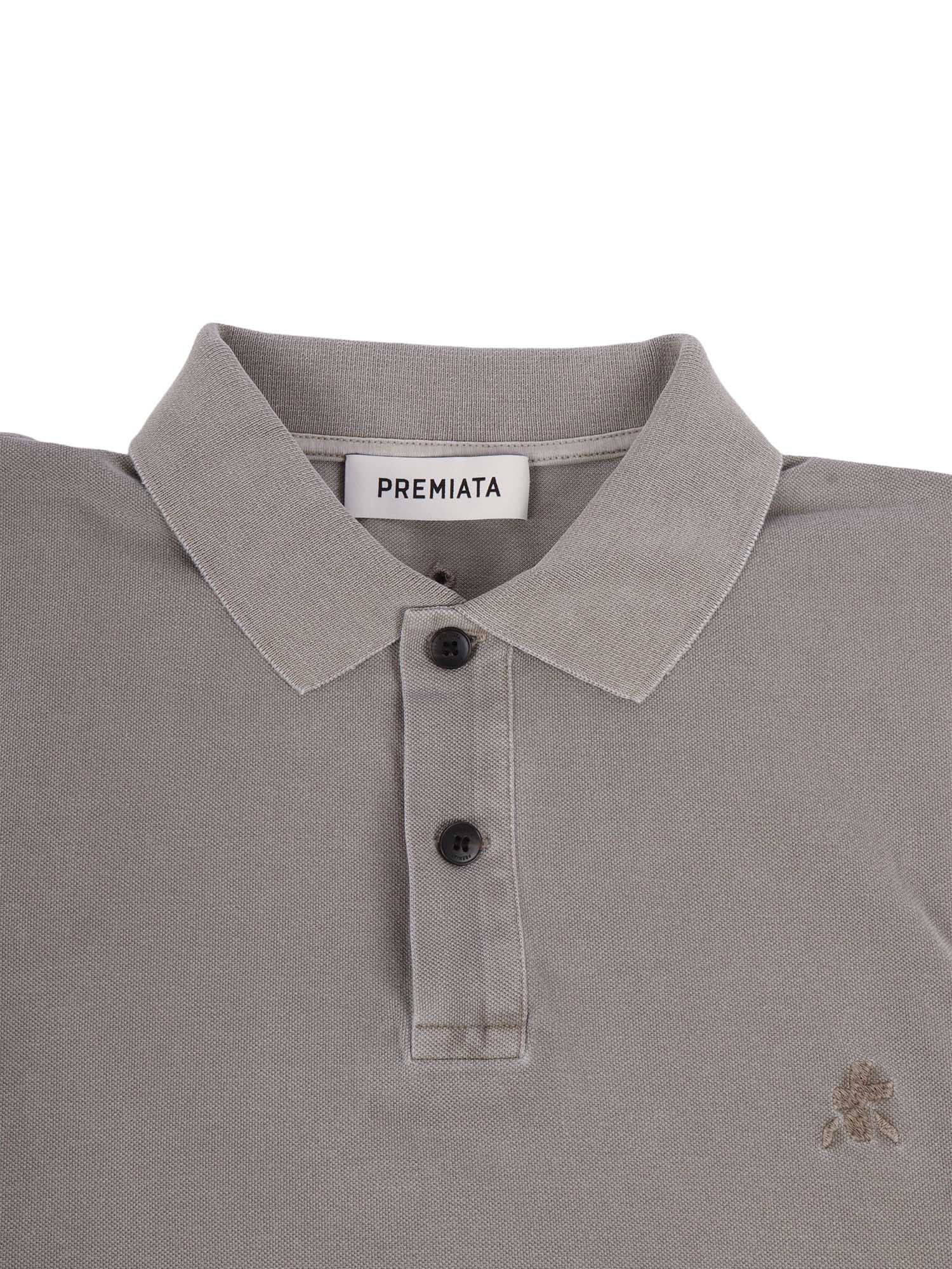 T-Shirt Military Green Grey Cotton Short Sleeves