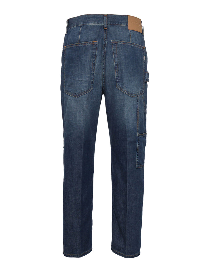CARRIE PANTS Blue Cotton Jean