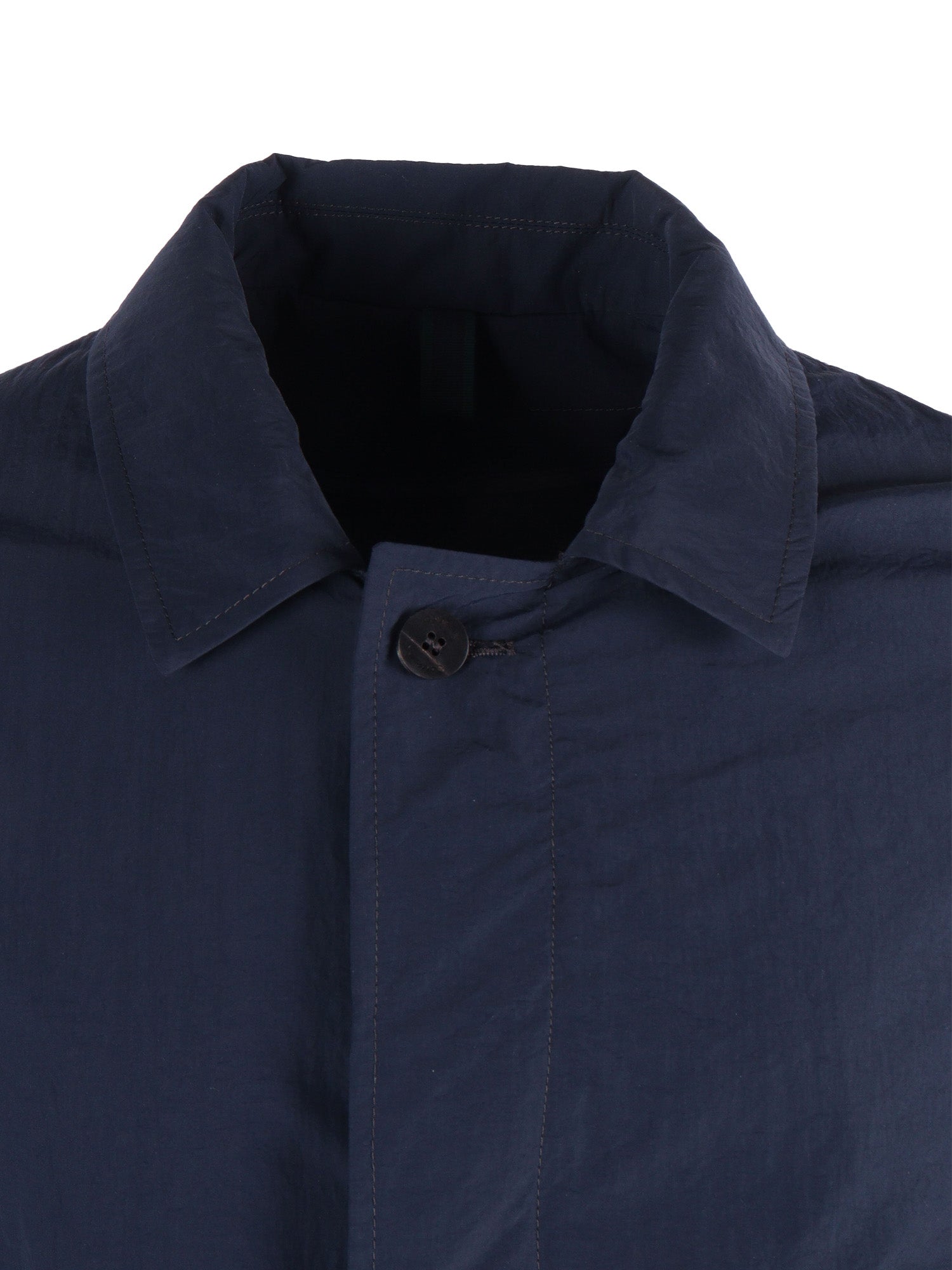 Rain - Bl Blue Polyamide Cotton Jacket