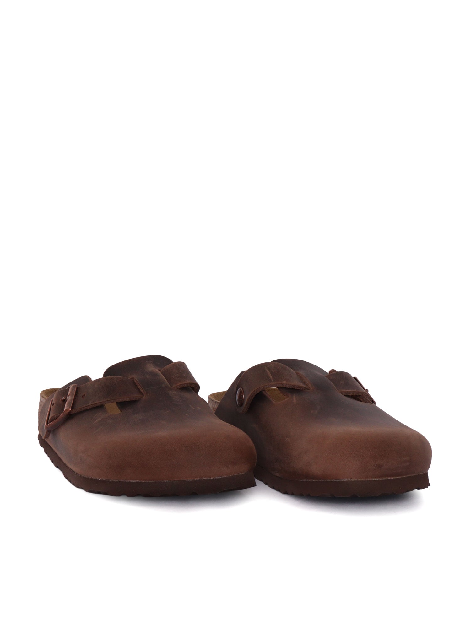 Boston habana, Oiled Leather Brown Sole In Eva Sandal