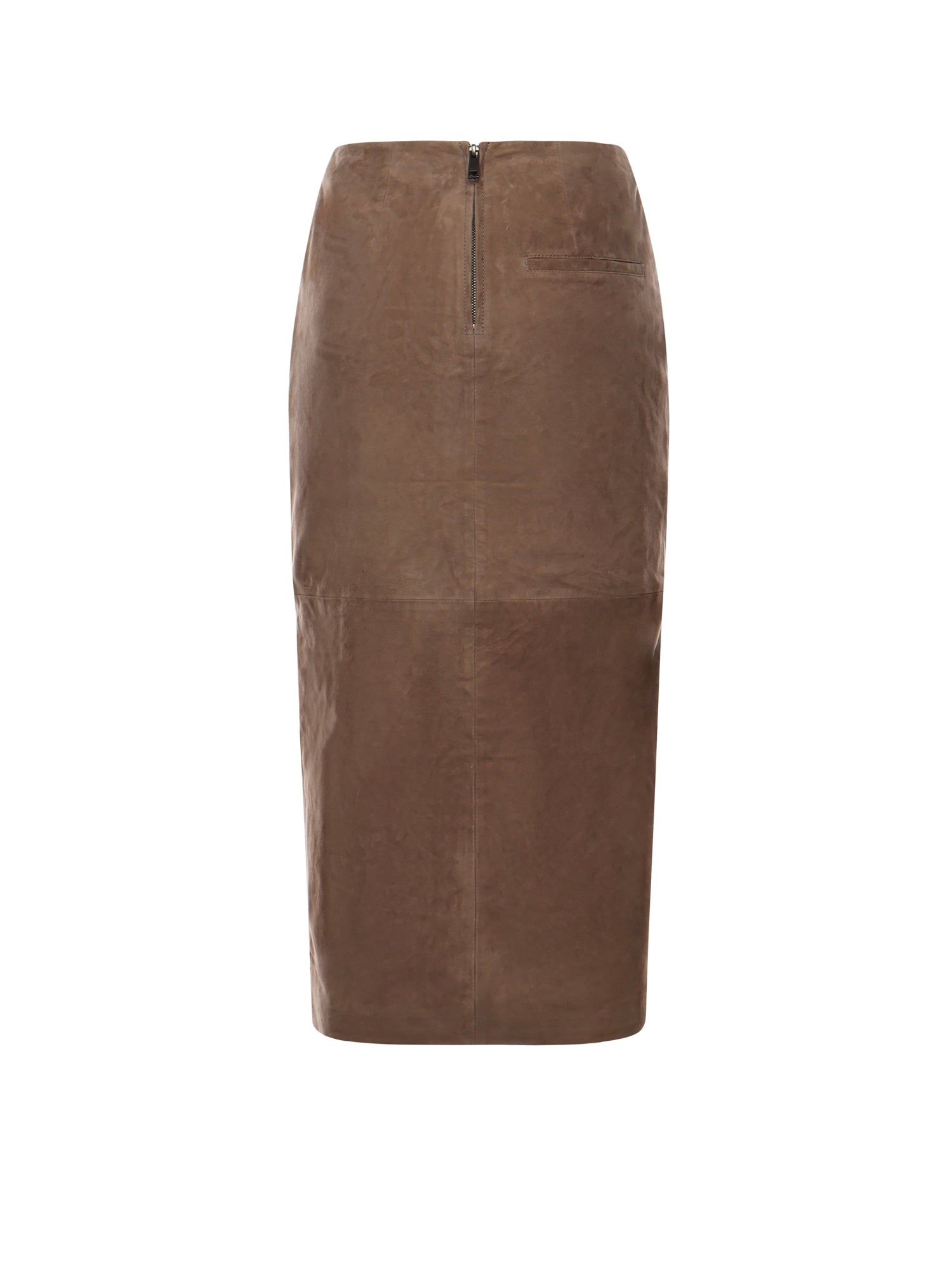 Rotate Skirts Morel Leather