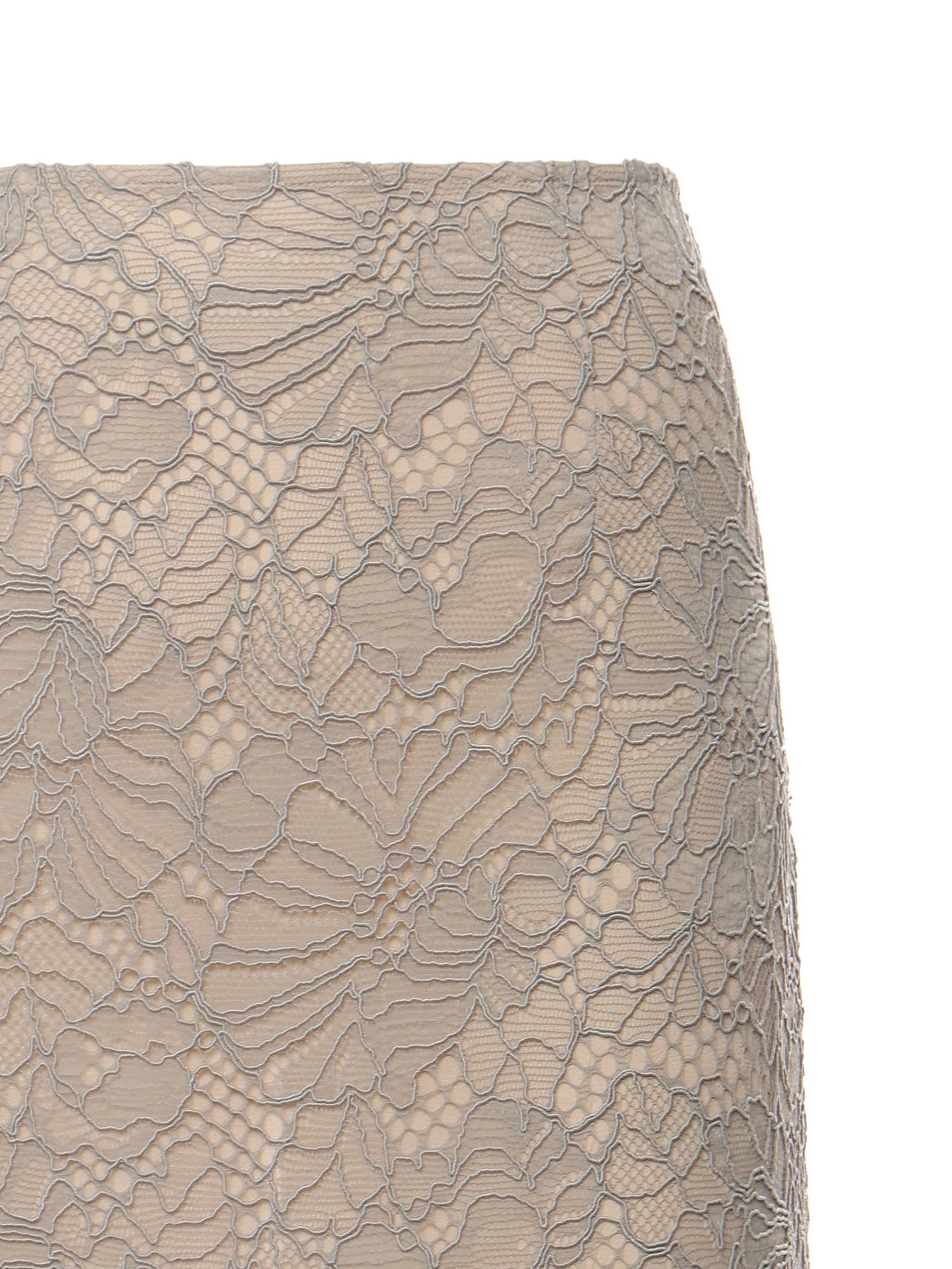 Rotate Skirts Light Gray Polyester
