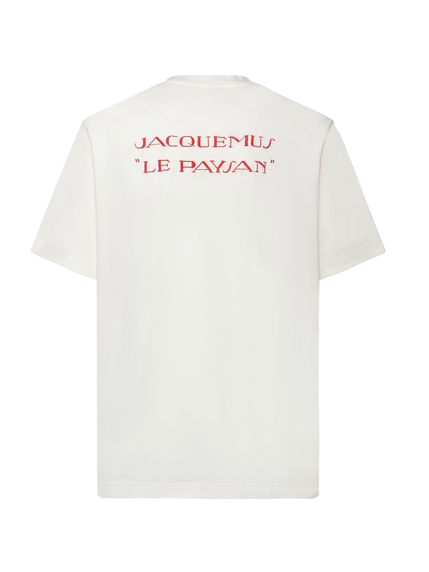 JACQUEMUS T-shirts and Polos Off-white Cotton