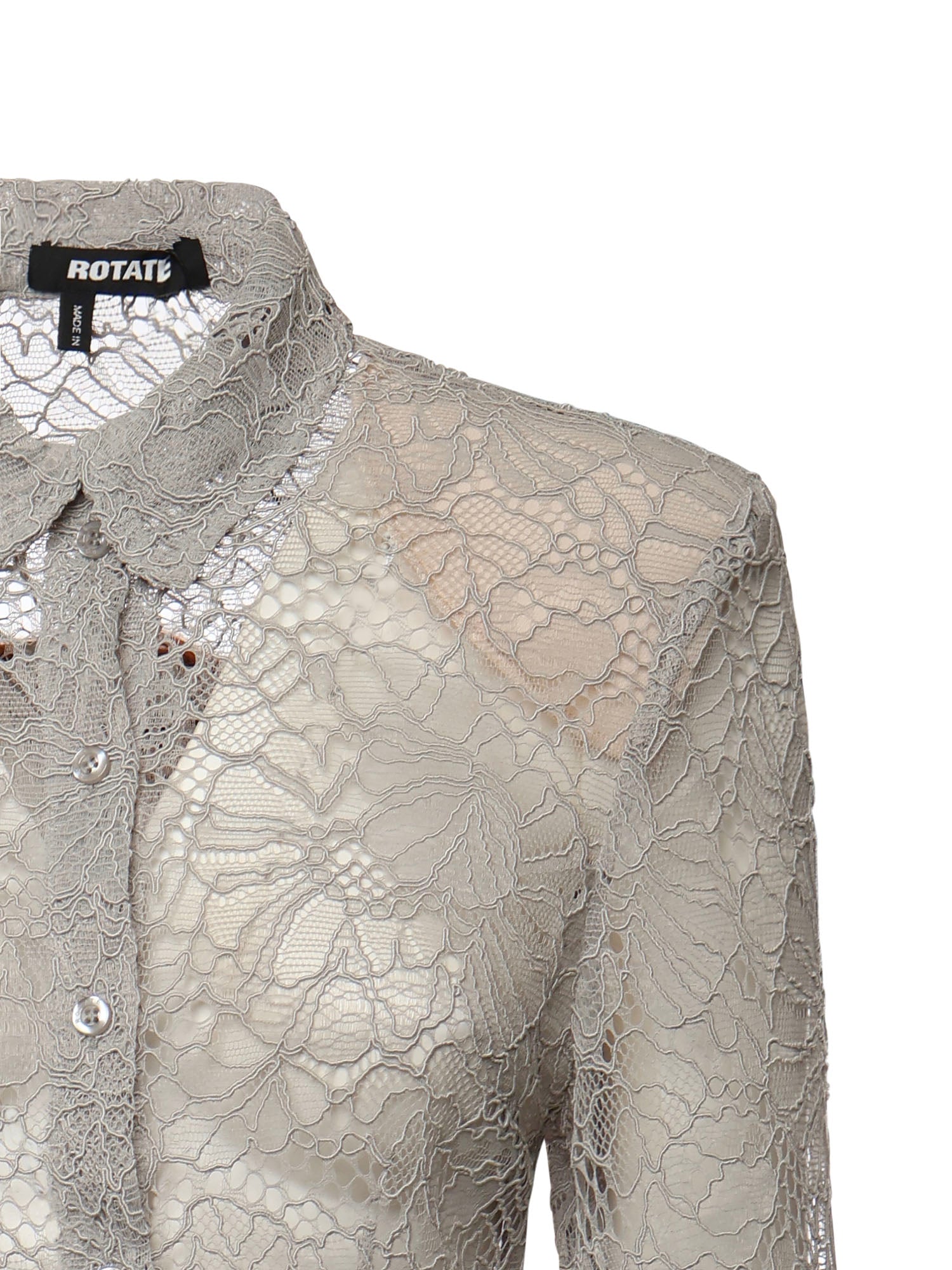 Rotate Shirts Light Gray Polyester