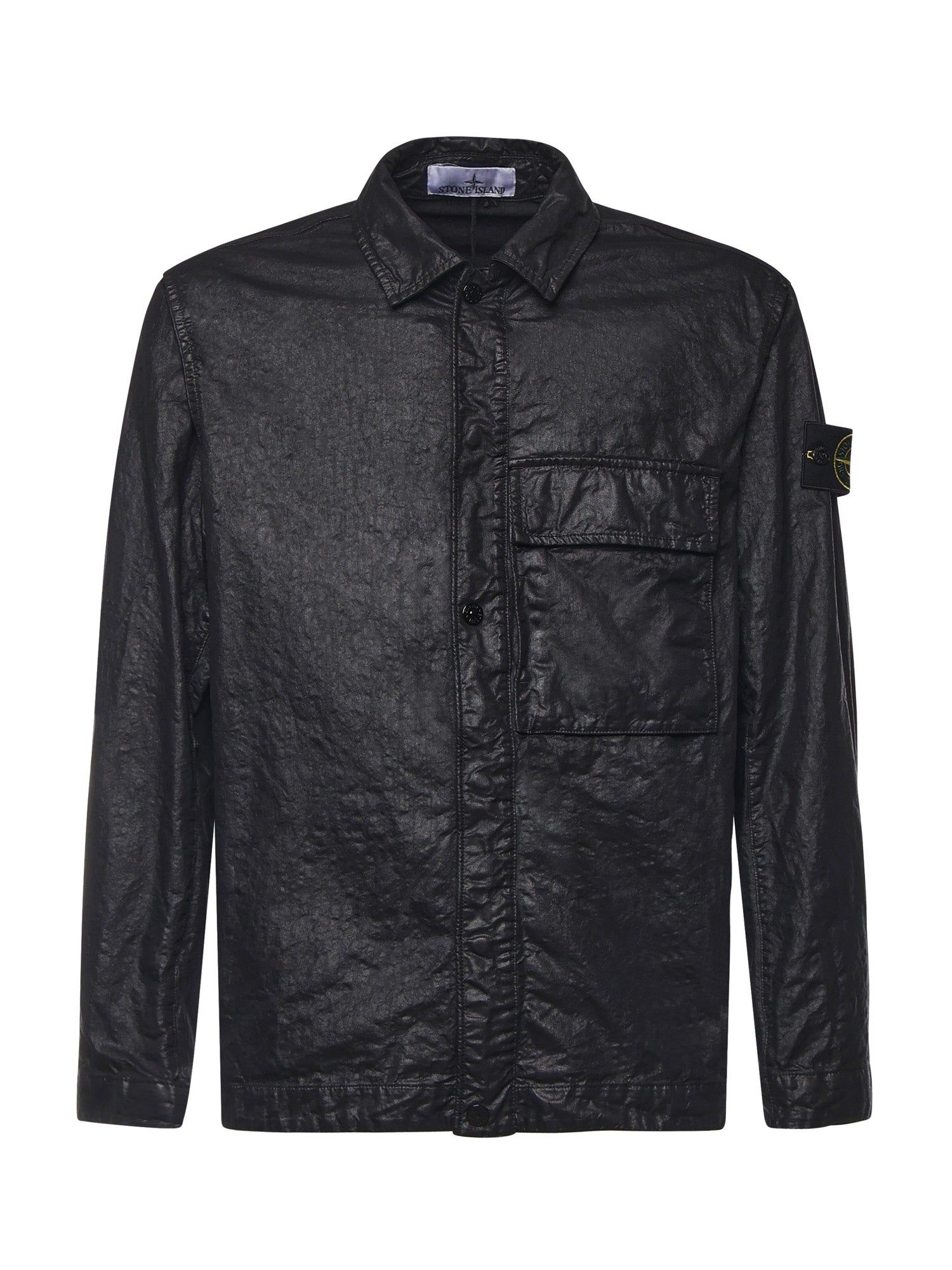 Stone Island Shirts Black Polyamide