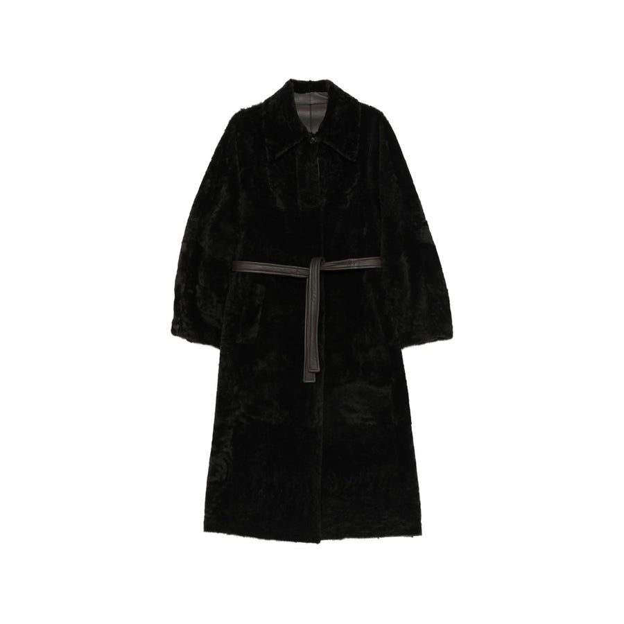 Shearling Coat Brown
