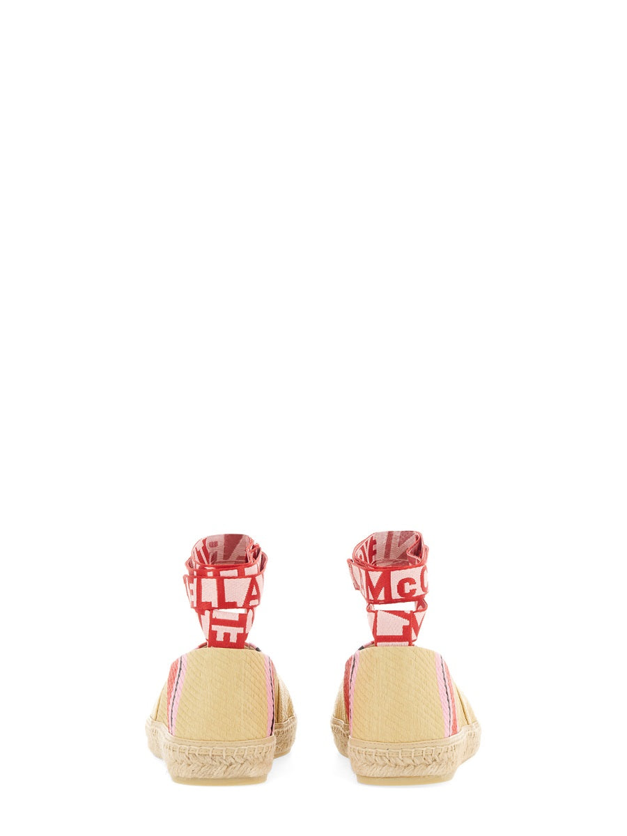 Multicolour Espadrilles With Jute Sole Polyester Shoe