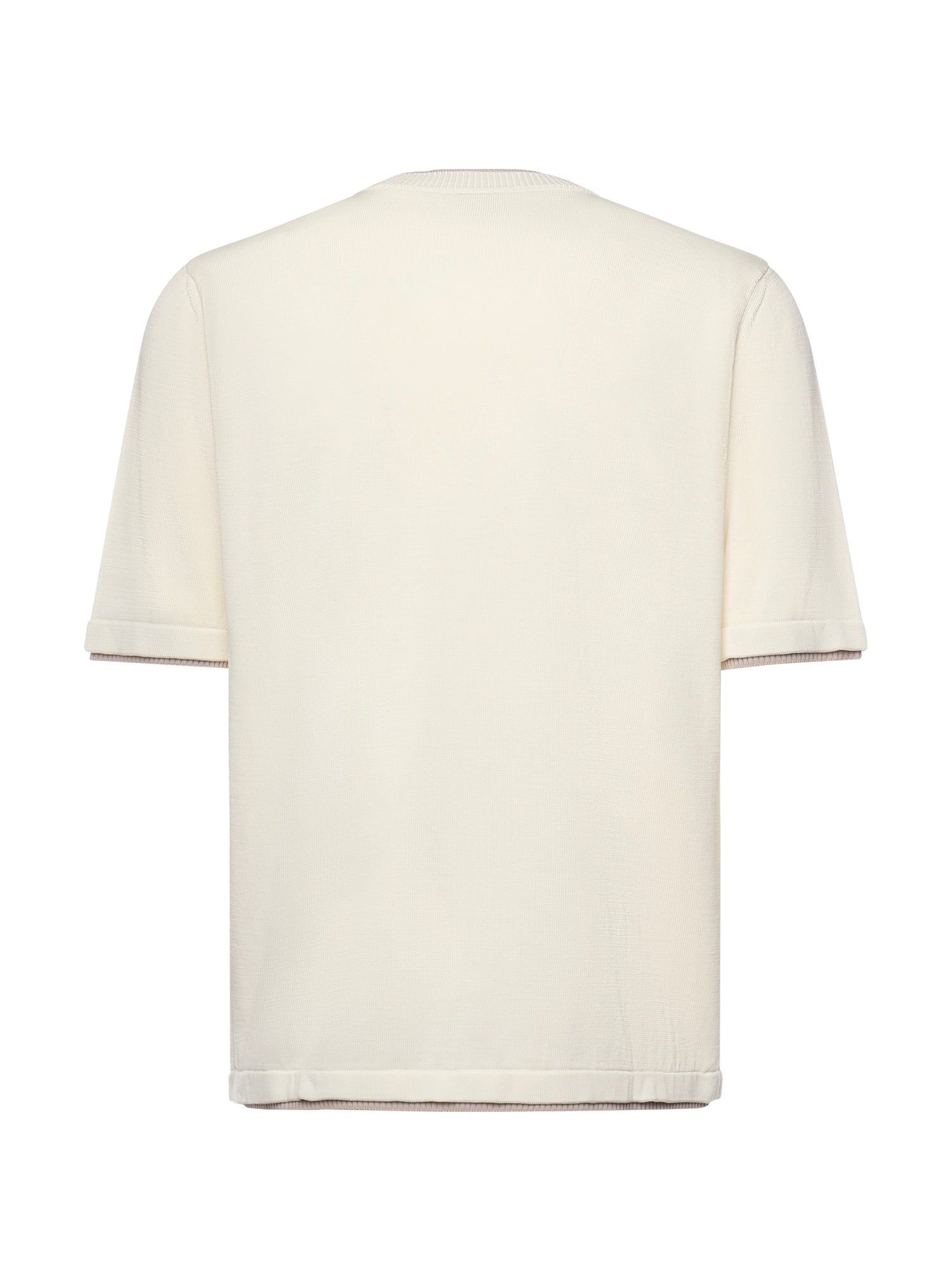 Eleventy T-shirts and Polos White/beige Cotton