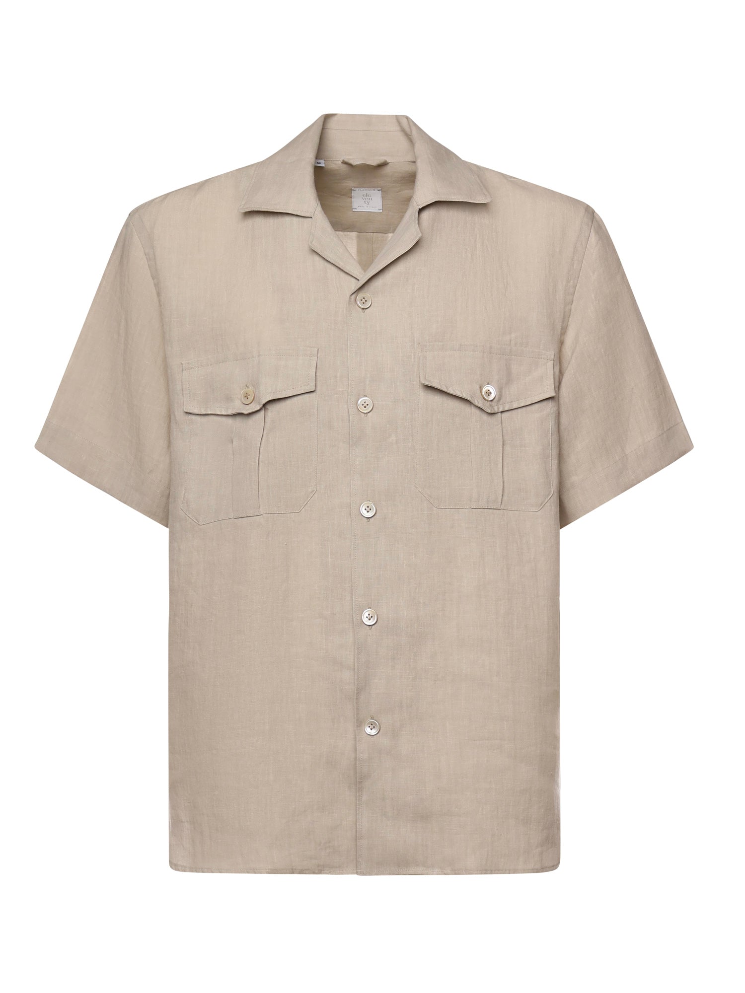 Eleventy Shirts Sand Linen