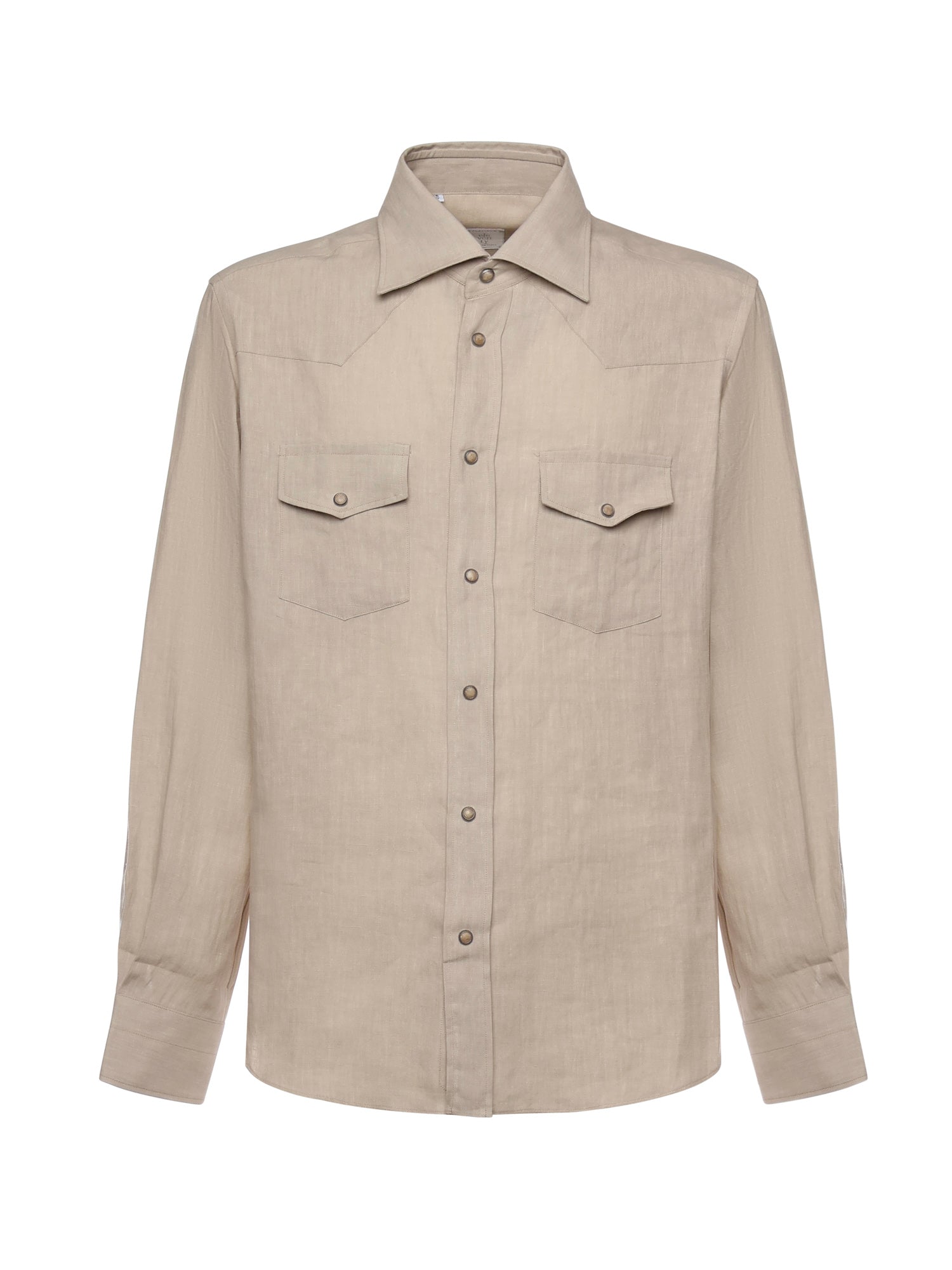 Eleventy Shirts Sabbia Linen