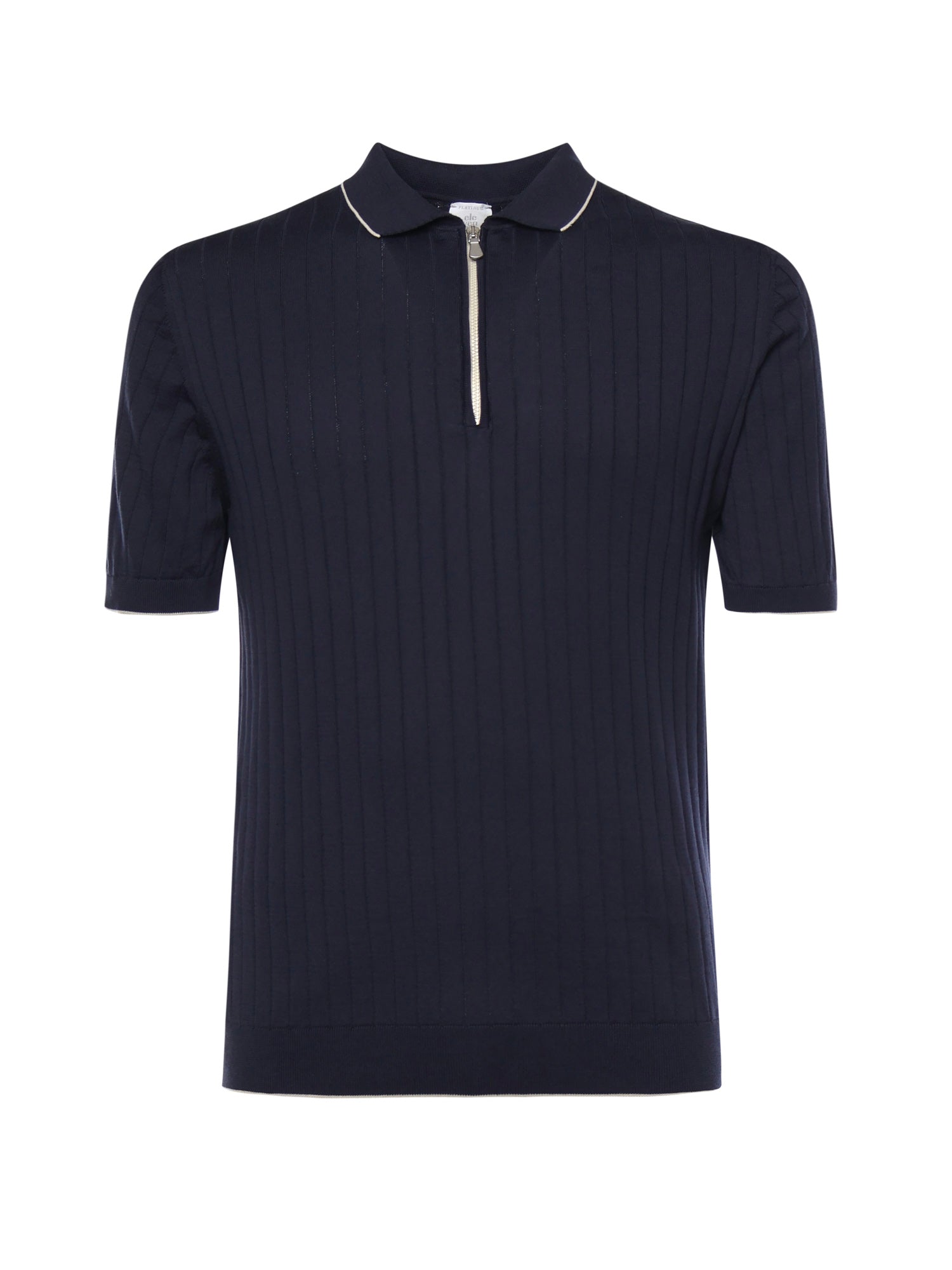 Eleventy T-shirts and Polos Blue/taupe Cotton