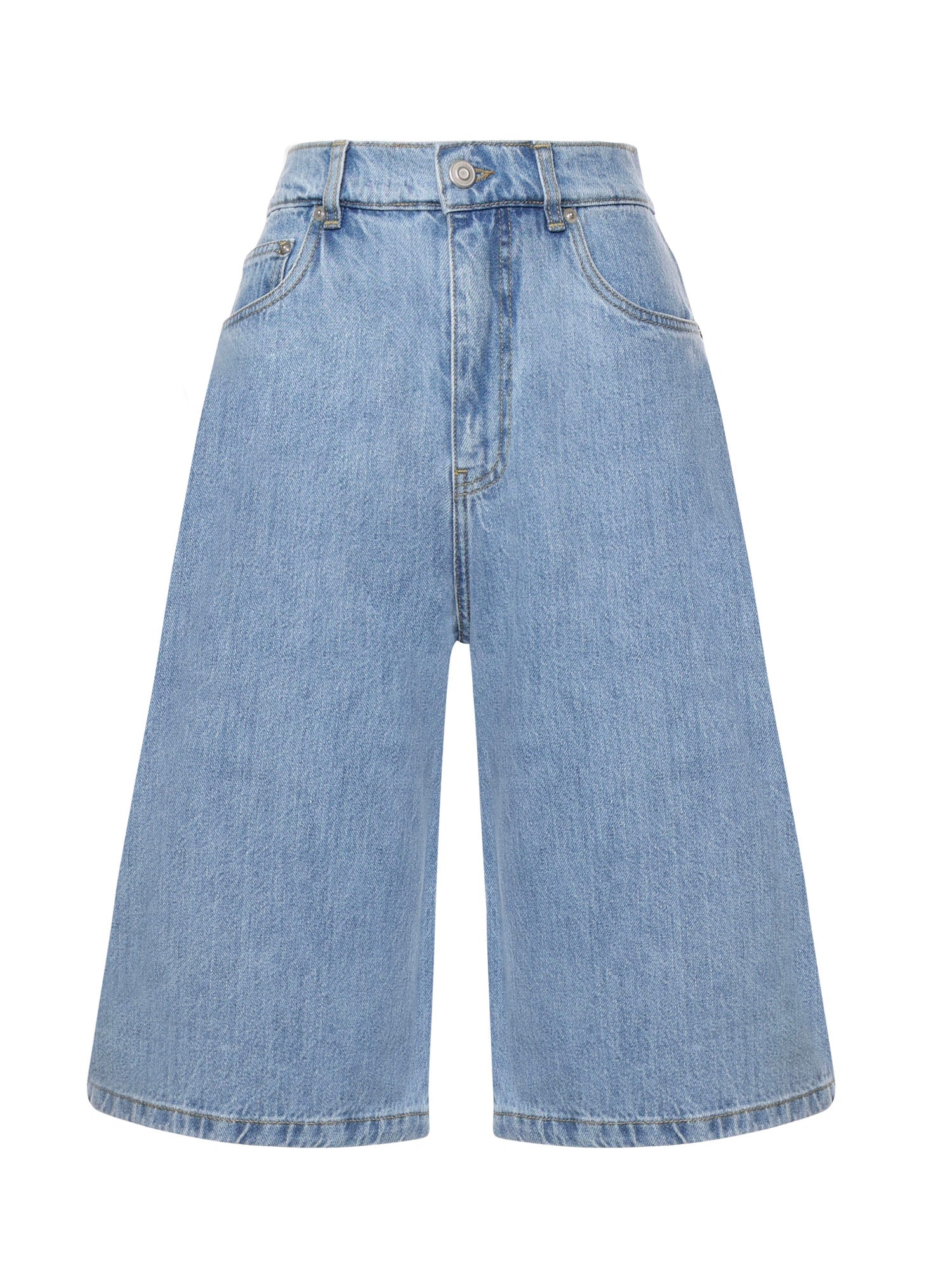 Coperni Shorts Blue Cotton