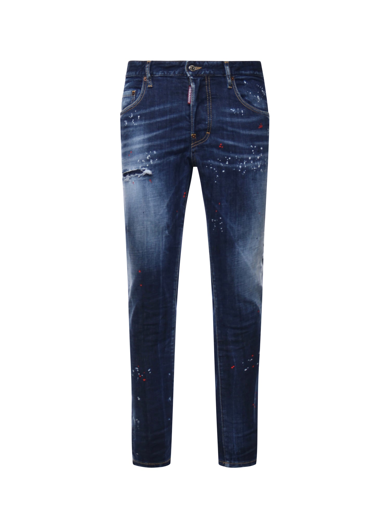 Dsquared2 Jeans Blue Cotton Elastane