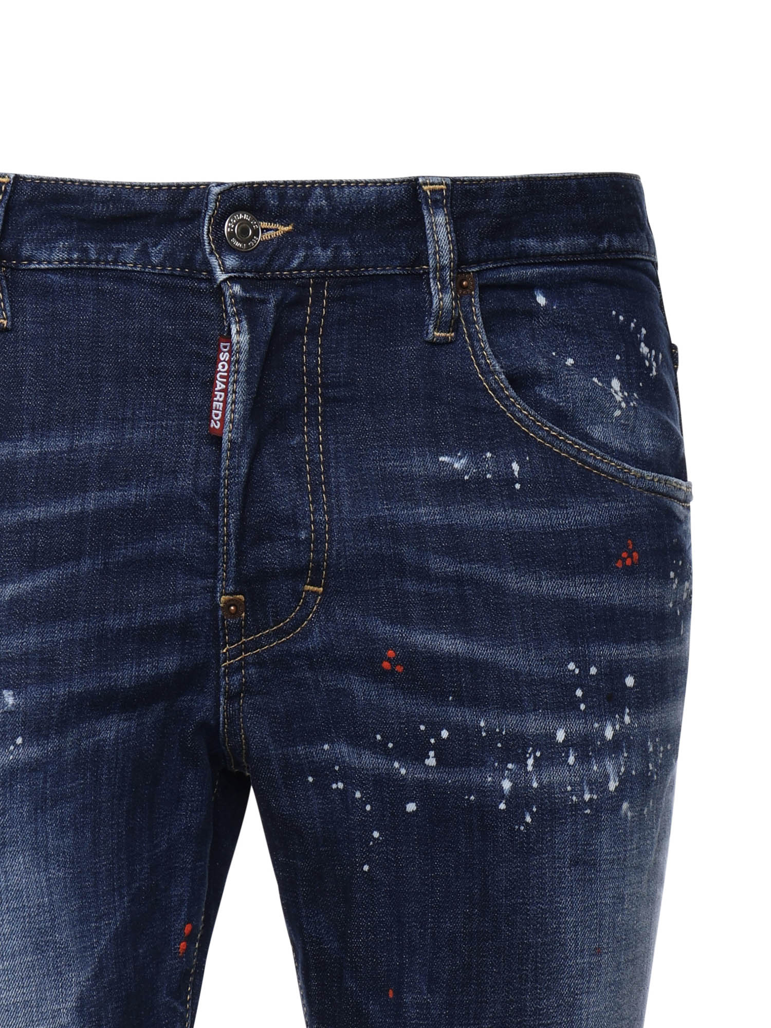 Dsquared2 Jeans Blue Cotton Elastane