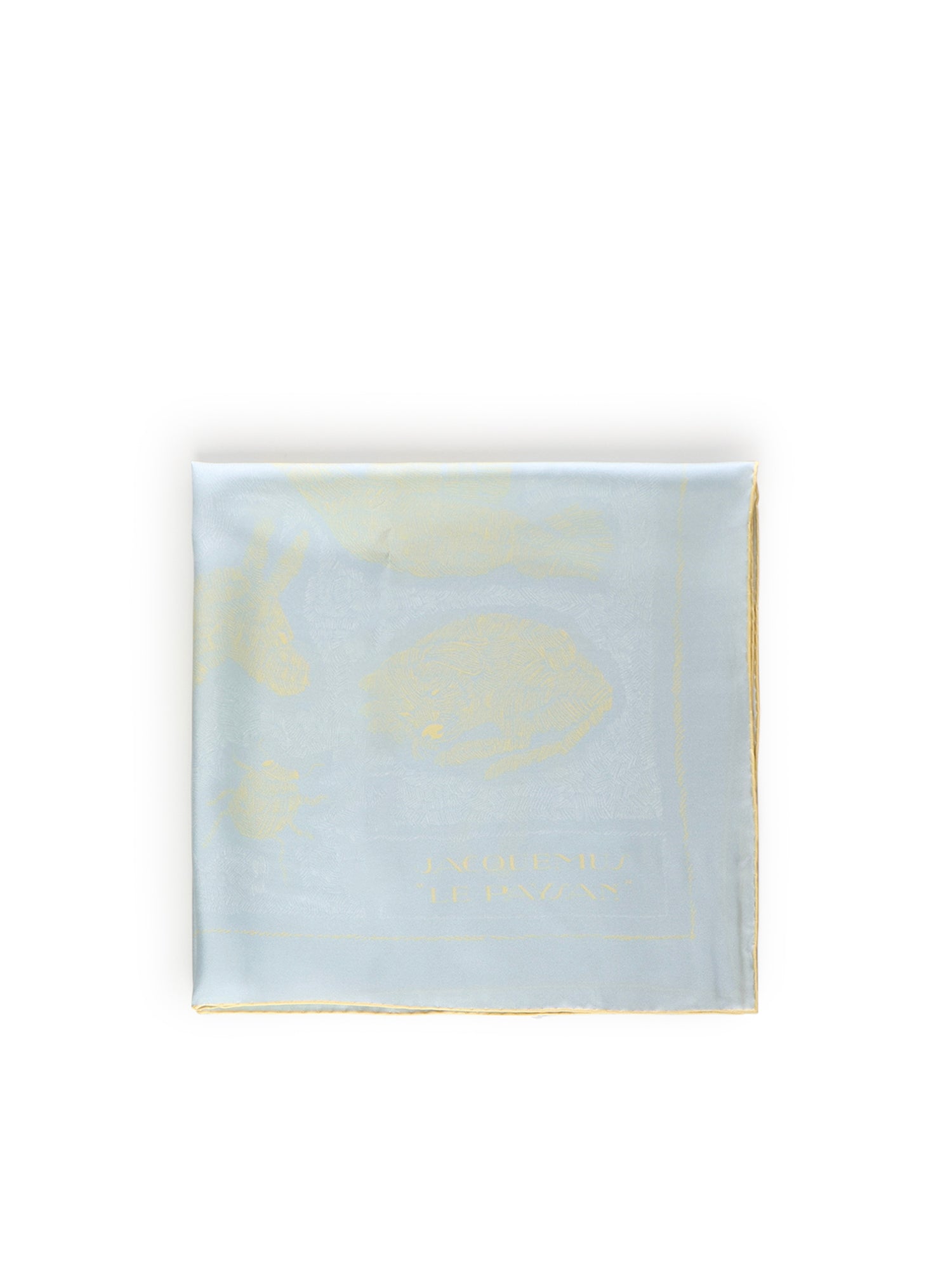 JACQUEMUS Scarfs Blue Silk