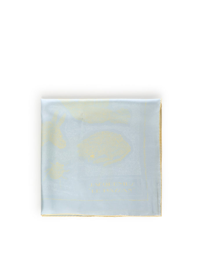 JACQUEMUS Scarfs Blue Silk
