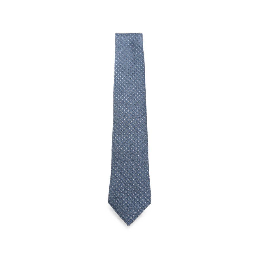Silk Tie Blue-Grey Blue/grey Ties & Bow