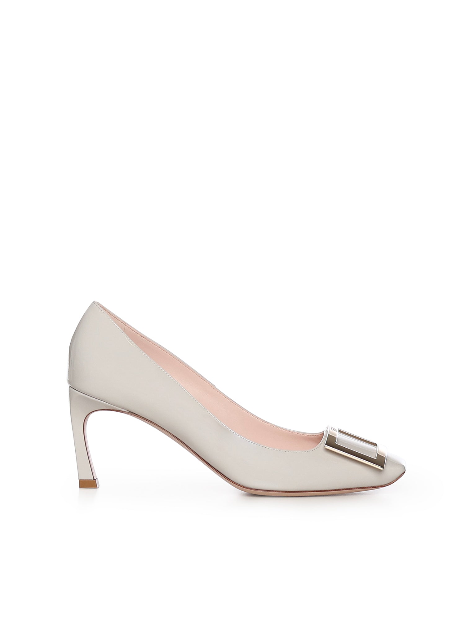 Roger Vivier With Heel White Calfskin