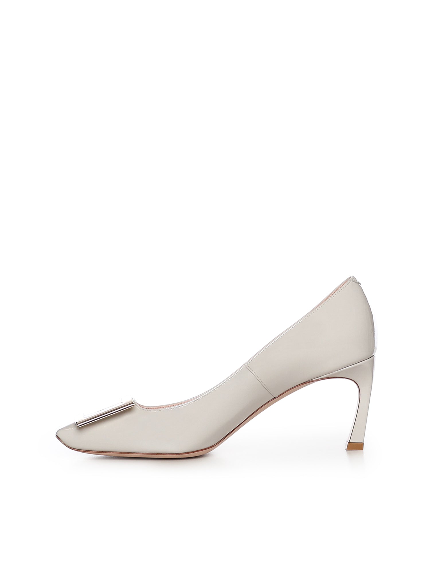 Roger Vivier With Heel White Calfskin