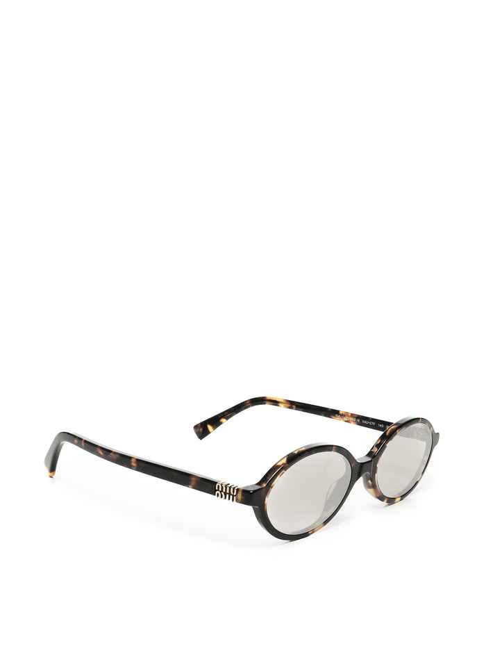 Miu Sunglasses Honey Tortoise Acetate