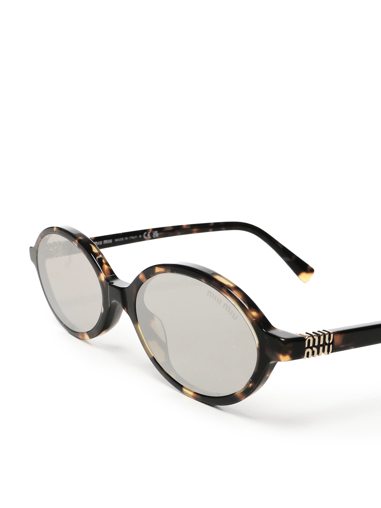 Miu Sunglasses Honey Tortoise Acetate