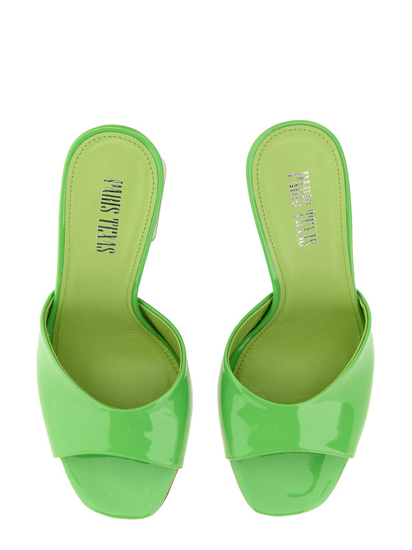 Mule Anja Green Leather