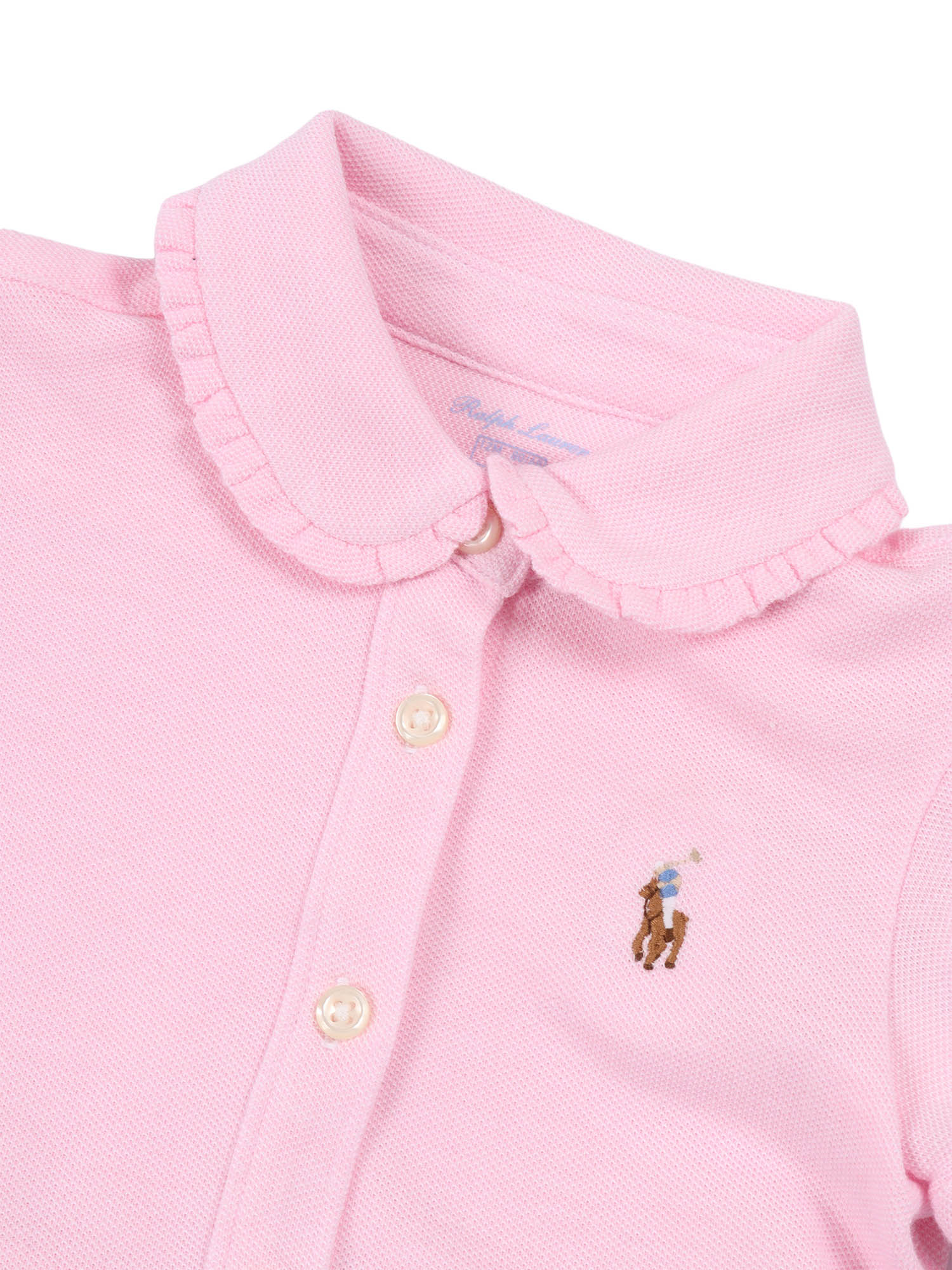SOLID OXFORD-DRESSES-KNIT Pink Cotton Dress