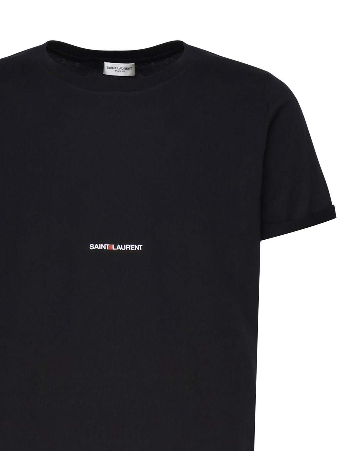 Saint Laurent T-shirts and Polos Black Cotton